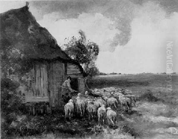 Counting The Flock, Evening - view 1
