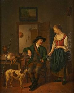 Le Joyeux Retour De Chasse by Johannes Christiaan Janson