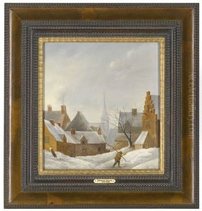 A Village In Winter A Village In Winter
