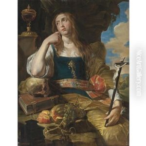 The Penitent Magdalene by Abraham Janssens