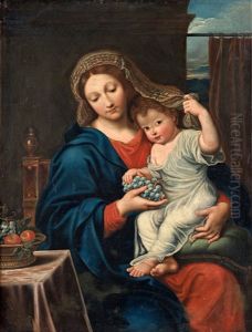 Madonnan Och Barnet by Abraham Janssens