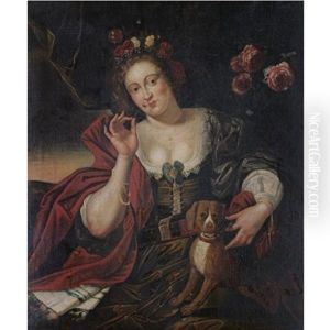 An Allegory Of Spring by Abraham Janssens