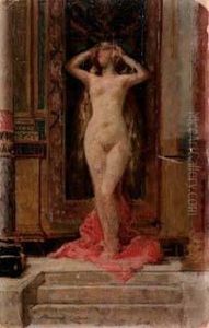 Prima Del Bagno by Antonio Barzaghi-Cattaneo