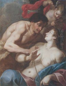 Mars And Venus (or Hercules And Herion?) by Abraham Janssens