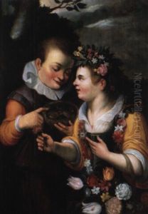 L'oiseleur Et La Bouquetiere L'oiseleur Et La Bouquetiere