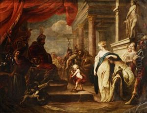 Salomon Rechazando La Corona by Hieronymous (Den Danser) Janssens