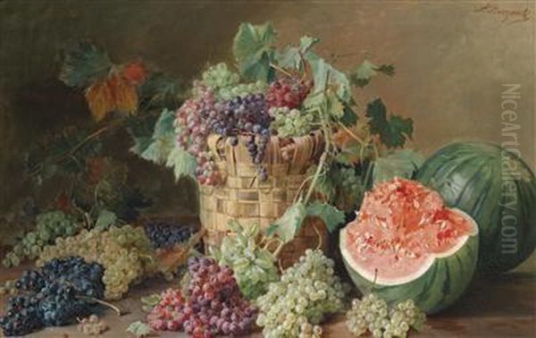 Still Life With Grapes And Melons - view 1