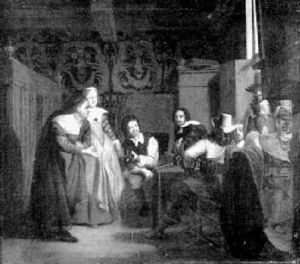Illustre Gesellschaft In Einem Renaissanceinterieur Illustre Gesellschaft In Einem Renaissanceinterieur