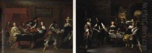 Joueurs De Cartes by Hieronymous (Den Danser) Janssens
