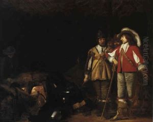 A Soldier And A Cavalier In A Stable A Soldier And A Cavalier In A Stable