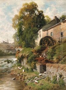 Le Moulin A Eau by Jacques Janssens
