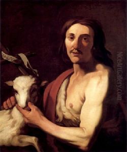 Johannes Der Taufer Mit Dem Lamm by Jan Janssens