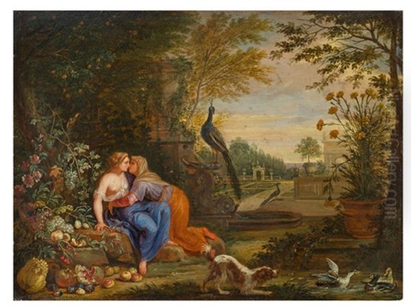 Landscape With Vertumnus And Pomona - view 1