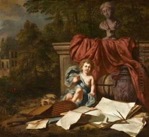 Allegorie Auf Die Kunste by Victor Honore Janssens