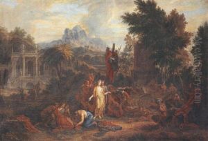 David Et Abigail by Victor Honore Janssens