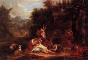 The Death Of Adonis by Victor Honore Janssens