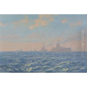The Home Fleet Of England During The War With Germany, Year 1914-1915 by Alfred Jansson
