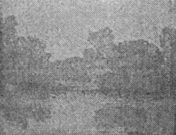 Sunset Over The Pond - view 1