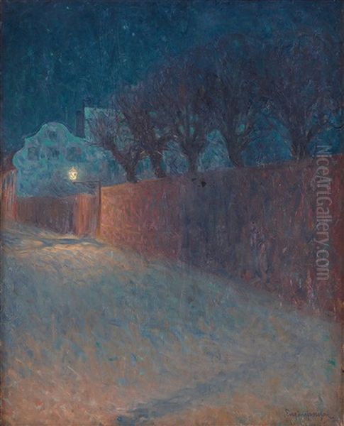 Manskensnatt, Street Scene From Bastugatan, Sodermalm, Stockholm - view 1