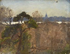 Middagsstamning (djurgarden) by Eugene Jansson