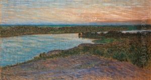 Hogsommarnatt (vy Mot Arstaviken) by Eugene Jansson