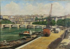 Steam Shovels Along Theseine
