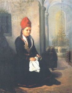 Lappflicka I Kyrkan by Karl Emanuel Jansson