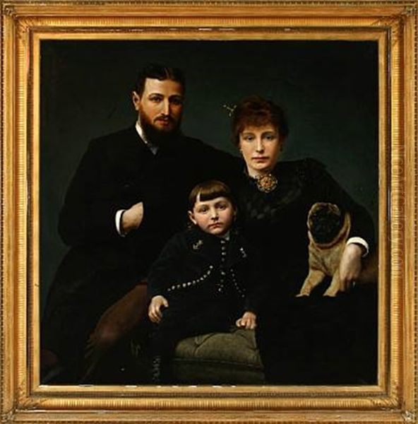 Portrait Of The Davidsen Family, Denmark - view 1