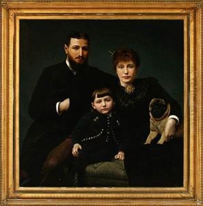 Portrait Of The Davidsen Family, Denmark Portrait Of The Davidsen Family, Denmark