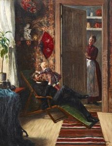 Familjeidyll by Nils Gustaf Janzon