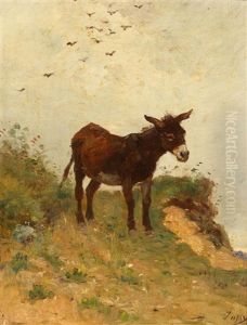 A Donkey In A Landscape