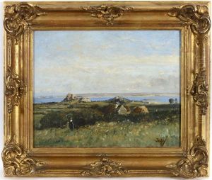 Paysage De Bord De Mer by Louis-Aime Japy