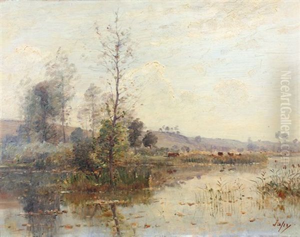 Vaches Pres D'un Etang - view 1