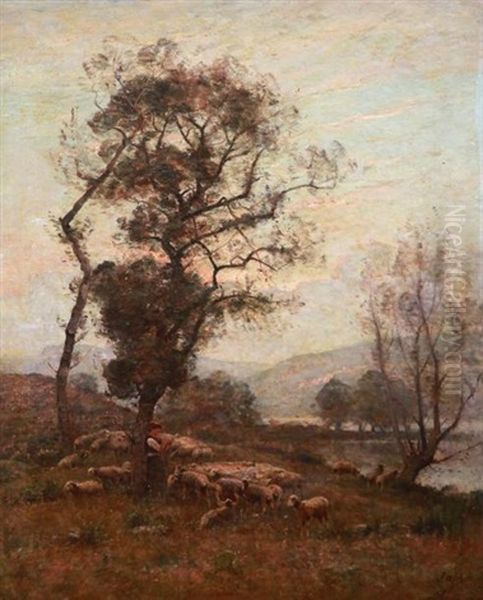 Gardienne Et Son Troupeau De Moutons - view 1