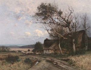 Le Retour Du Troupeau by Louis-Aime Japy