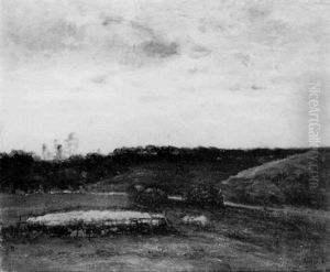 Moutons Dans Un Paysage Moutons Dans Un Paysage