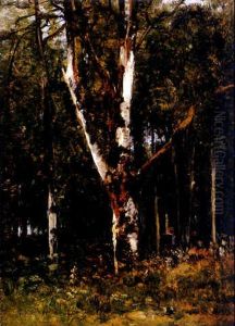 Prachtvolle Waldlandschaft Mit Figurenstaffage Prachtvolle Waldlandschaft Mit Figurenstaffage