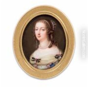 Portrait D"anne D"autriche (1601-1666) by Marie Victoire Jaquotot