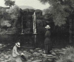 Fishing In The Highlands by Henry Thomas Jarman