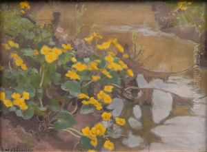 Marsh Marigolds by Eero Jaernefelt
