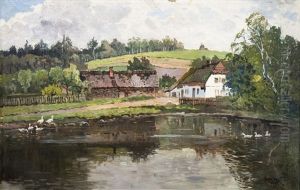 A House By A Pond by Petr Jaros