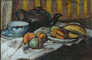 Nature Morte A La Theiere Et Aux Fruits Nature Morte A La Theiere Et Aux Fruits