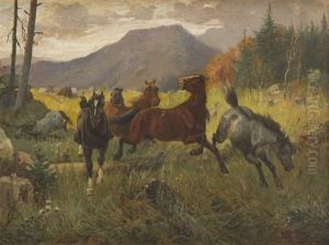 Horses by Jozef Jaroszynski