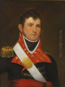 Portrait Of Captain John Crabbe by John Wesley Jarvis