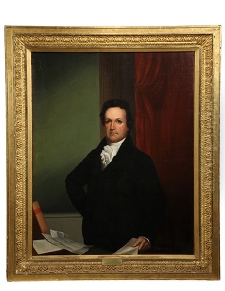Portrait Of Dewitt Clinton, Governor Of New York by John Wesley Jarvis