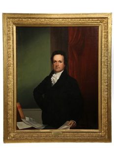Portrait Of Dewitt Clinton, Governor Of New York by John Wesley Jarvis