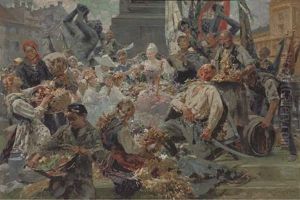The Tsarina's Address by Zdzislaw Jasinski