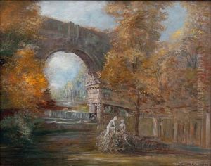 Park With Triumphal Arch Park With Triumphal Arch