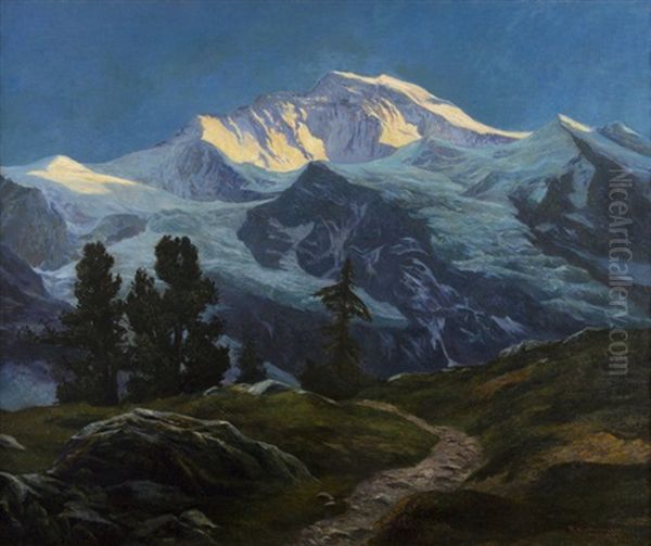 Abend An Der Jungfrau - view 1