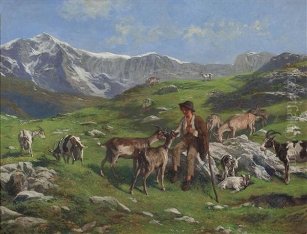 Ziegenhirten Auf Der Alm - view 1